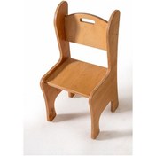 Resim Mimi Montessori Çocuk Sandalyesi Masif Ahşap Kayın Kontra Vernikli Ahşap 