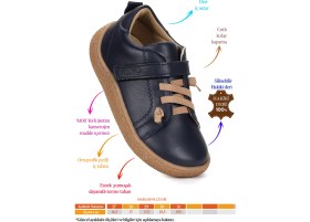 Resim Kiko Kids Arad %100 Deri Günlük Erkek Çocuk Spor Ayakkabı 