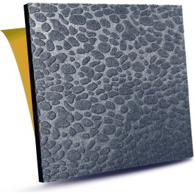 Resim Tink Antrasit Embos Keçe Ses ve Isı Yalıtım Paneli Taş Desenli 48X48 cm 4 Adet 