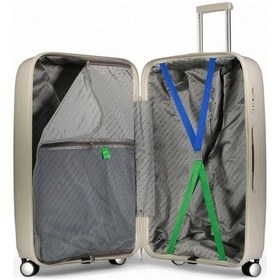 Resim United Colors Of Benetton Benetton 70 Cm Bej Unisex Büyük Boy Valiz 14bnt1000-01 Bej 