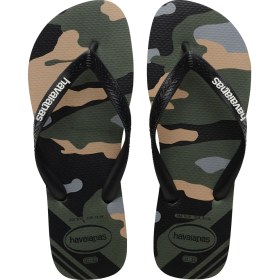 Resim Havaianas Çok Renkli Erkek Plaj Terliği Hav. Top Camu Black/pantanal Green 