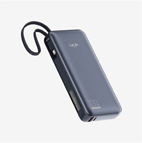 Resim P131 Premium 130W Dijital Ekranlı Dahili Type-C Kablolu 20000 Mah Powerbank 