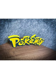 Resim Pokemon Logo Masaüstü Aksesuar - Koleksiyon Için Şık Aksesuar 