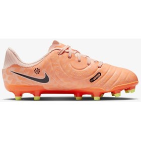 Resim Nike Jr. Tiempo Legend 10 Academy Çocuk Kramponu Dar Kalıp Turuncu 