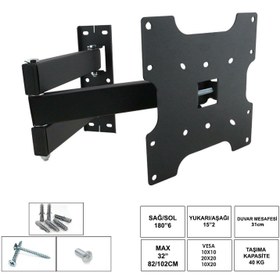 Resim UFİX-32KH Lcd Askı Aparatı Hareketli 3 Kol 32 İnç 82cm 