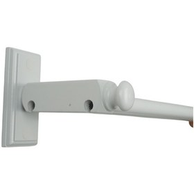 Resim Cenova S Pile Ve Perde Düğmesi Uyumlu Çetray Çift Raylı Modern Ahşap Rustik Beyaz 200 Cm Beyaz 