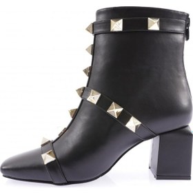 Resim Dgn K200-22k Kadin Troklu Çerçeve Topouklu Bot K200-1710-R1534 Siyah 