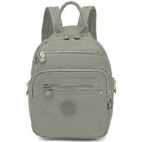 Resim Smart Bags Günlük Küçük Boy Su Geçirmez Krınkıl Kumaş Kadın Sırt Çantası Yeşil 
