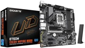 Resim GIGABYTE B760M DS3H WIFI LGA1700 DDR5 7600MHz(OC) PCIe 5.0 M.2 NVMe WiFi 6E Gigabit LAN mATX Anakart 