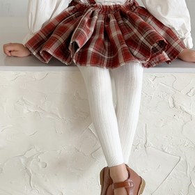 Resim 0-7 Yaşlı Kızlar İçin Katı Renk Tayt, İlkbahar ve Sonbahar İçin Uygundur, Gündelik Giyim İçin Mükemmel, Dış Mekan İçin Uygun 