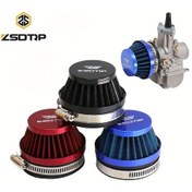 Resim Sunshine022 Zsdtrp Universal Mavi 4.5cm Oval Motorcycle Atv Quad Dirt Pit Bisikletleri Hava Filtresi 