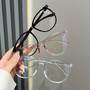Resim 3 Adet Retro Klasik Gözlük - Minimalist Yuvarlak Tam Çerçeve TR PC Polikarbonat, Siyah & Şeffaf Pembe & Berrak - Sokak Stili, Müzik Festivalleri, Partiler, Fotoğrafçılık, Moda Gözlüğü, Cesur Görünüm, Dayanıklı Tasarım 