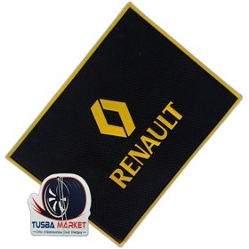 Resim TUSBA MARKET Renault Logolu Torpido Üstü Kaydırmaz Ped 