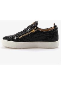 Resim Giuseppe Zanotti Siyah Fermuarlı Erkek Spor & Sneaker Ayakkabı RM50012 