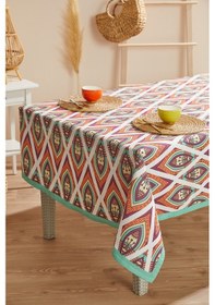 Resim Ays Home Su Yeşili Masa Örtüsü 