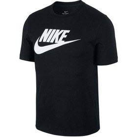 Resim Nike M Nsw Tee Icon Futura Erkek Siyah T-Shirt - Ar5004-010 