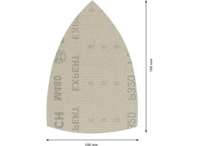 Resim Bosch M480 100X150 mm 320 Kum Elek Telli Net Zımpara 2608900732 