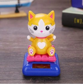 Resim TTT Güneş Enerjili Solar Sallanan Kedi 