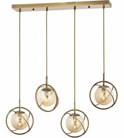 Resim LADCO AYDINLATMA Dörtlü Yemek Masasi A-185-4yg 