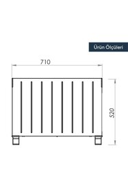 Resim Luxell Hc-2930 2000 Watt Konvektör Köşeli? Luxell Si?yah 