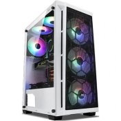 Resim Powerboost PB-T001BW RGB Fanlı ATX Oyuncu Kasası 