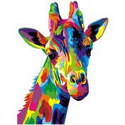 Resim Jeemson 30x40cm Geyik Desenli Tam Taşlı 5d Dıy El Yapımı Pano, Yuvarlak Resin Taşlar, Çerçeve Hariç 