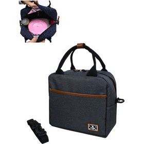 Resim Stylo Food Bag Mama Ve Çok Amaçlı Yemek Taşıma Termos Çantası Füme 