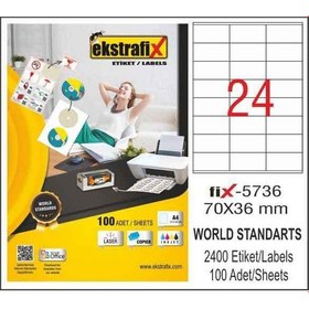 Resim Lazer Etiket - FİX5736 - 70X36 mm 