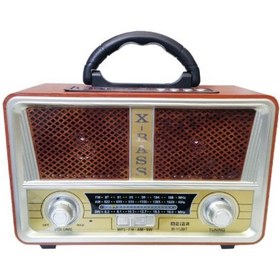 Resim Meier M-112BT USB/SD/MP3/Bluetooth Şarjlı Nostaljik Radyo 