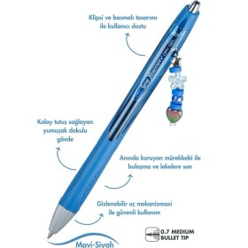Resim Serve Xberry Jel Kalem Charmlı - 07MM Yuvarlak Uç 
