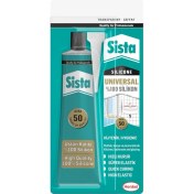 Resim Universal Silikon, Üstün KALITE%100 Şeffaf Silikon, Mutfak, Banyo ve Pencereler Için Hızlı Kuruyan Dolgu Macunu, Sararma ve Küflenme Yapmaz, 50 gr Tüp 