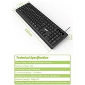 Resim Acer OAK-0A0 Kablolu Sessiz Tuşlu Klavye 