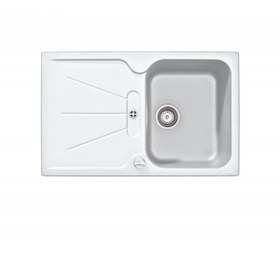 Resim Teka Beyaz Cara 45 B Tg Tek Gözlü Granit Eviye (.40144426) 