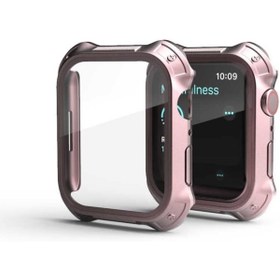 Resim Yıldızan 7 ile uyumlu 41mm için Tank Zırh Kasa ve Ekran Koruyucu 7 ile uyumlu Köşelerdeki airbag dizaynı düşm 