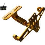 Resim Katlanır Plakalık Cnc Ledli Gold 