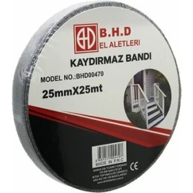 Resim Ttt Kaydırmaz Siyah Bant 25 mm x 25 mt 