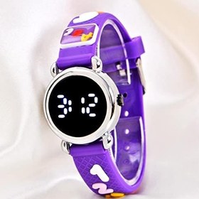 Resim Şık 3d Silikon Kordon Figürlü Led Ekran Küçük Çocuk Kol Saat (04-09 Yaş) ST-304145 