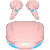 Resim Torima TG-G10 RGB Işıklı Çift Mikrofonlu 3 Modlu 5.2 Yeni Nesil Pembe Bluetooth Kulaklık 