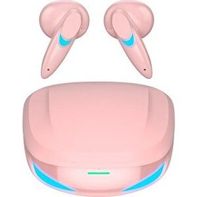 Resim Torima TG-G10 RGB Işıklı Çift Mikrofonlu 3 Modlu 5.2 Yeni Nesil Pembe Bluetooth Kulaklık 