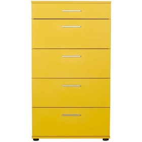 Resim Adore Mobilya Adore Trendline 5 Çekmeceli Şifonyer Sfn-550-hh-1 Sarı 