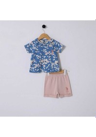 Resim U.s. Polo Assn 2'li Bebek Takım Usb2394 Mavi 