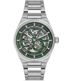 Resim Hislon D136S-15SS çelik kordonlu erkek otomatik kol saati 