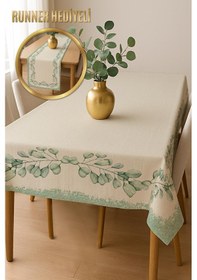 Resim Şık Dokulu Leke Tutmaz Masa Örtüsü Msrt005 Renkli 