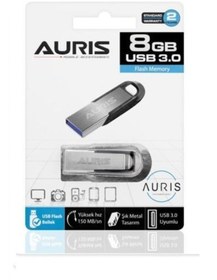 Resim Auris 8 GB USB 3.0 Metal Flash Bellek 