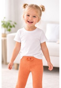Resim Ribana Kız Çocuk Tayt Turuncu 
