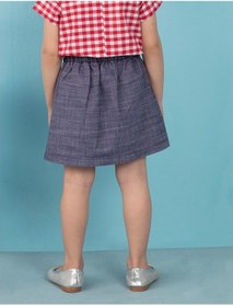 Resim Denokids Ollie&Olla Tensel Mini Kız Etek Mavi 
