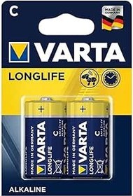 Resim Varta Longlıfe Power Alkalin Orta Boy C Pil 2Li Paket Fiyatı 