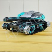 Resim Apexma 2.4GHz Uzaktan Kumandalı Şarjlı 4WD Paletli Su Bombası Atan Rc Savaş Tankı 