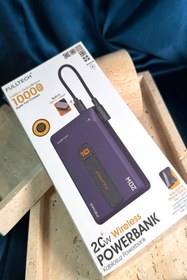 Resim MOONSORA FullTech 10000 mAh 20W Kablosuz Powerbank MagSafe Standlı 