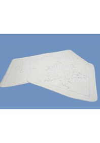 Resim Banyo Paspası Klozet Set 2'li Madrid Ekru Desenli 